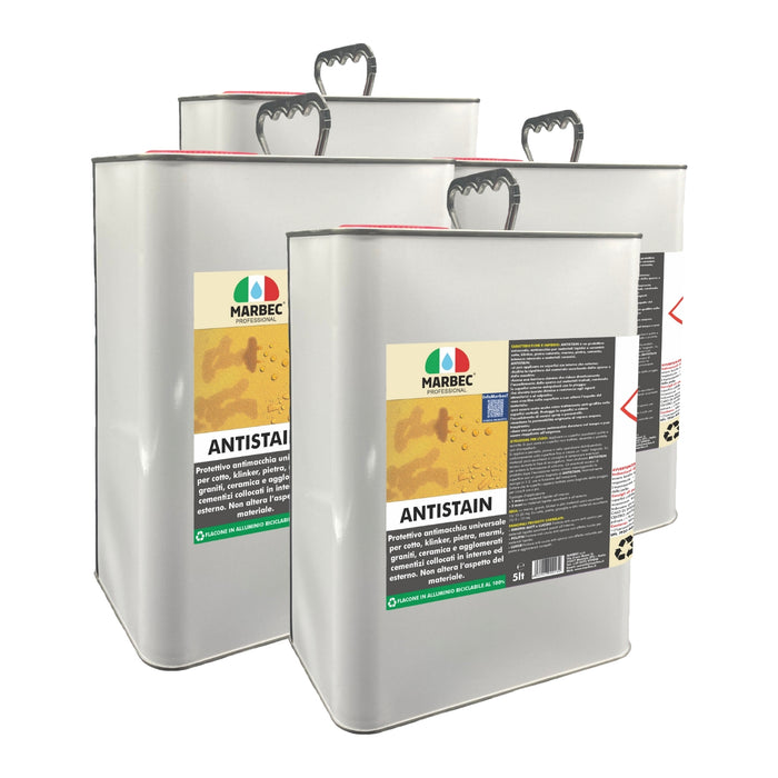 Trattamento pavimenti e rivestimenti ANTISTAIN   5LTx4Pz