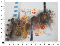 Dipinto Su Tela Guitars Art Cm 120X3.5X90