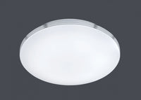 APART PLAFONIERA LED BAGNO CON BORDO CROMO D.41CM 22W 3000K 2500LM IP44 CON TELECOMANDO
