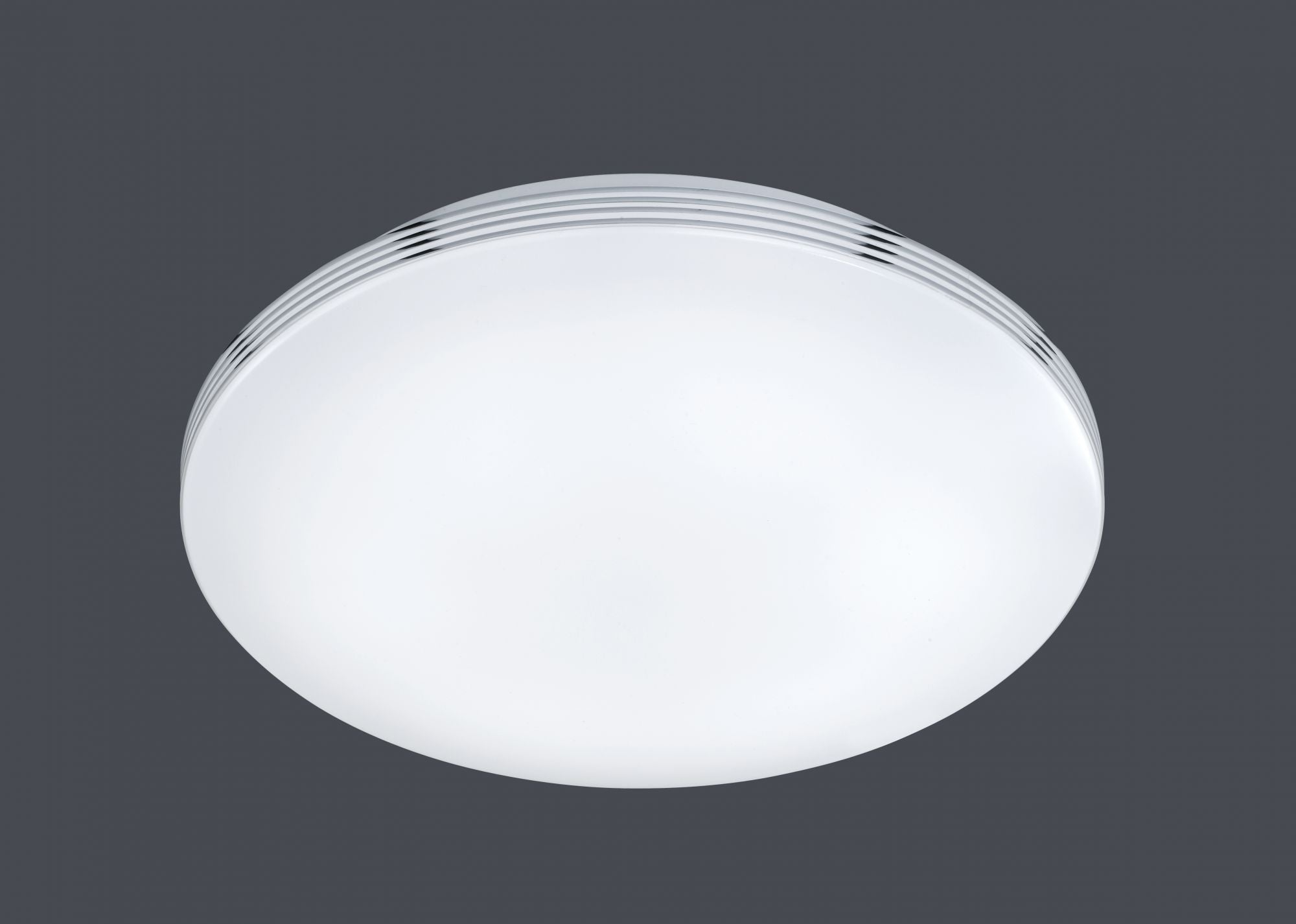 APART PLAFONIERA LED BAGNO CON BORDO CROMO D.41CM 22W 3000K 2500LM IP44 CON TELECOMANDO