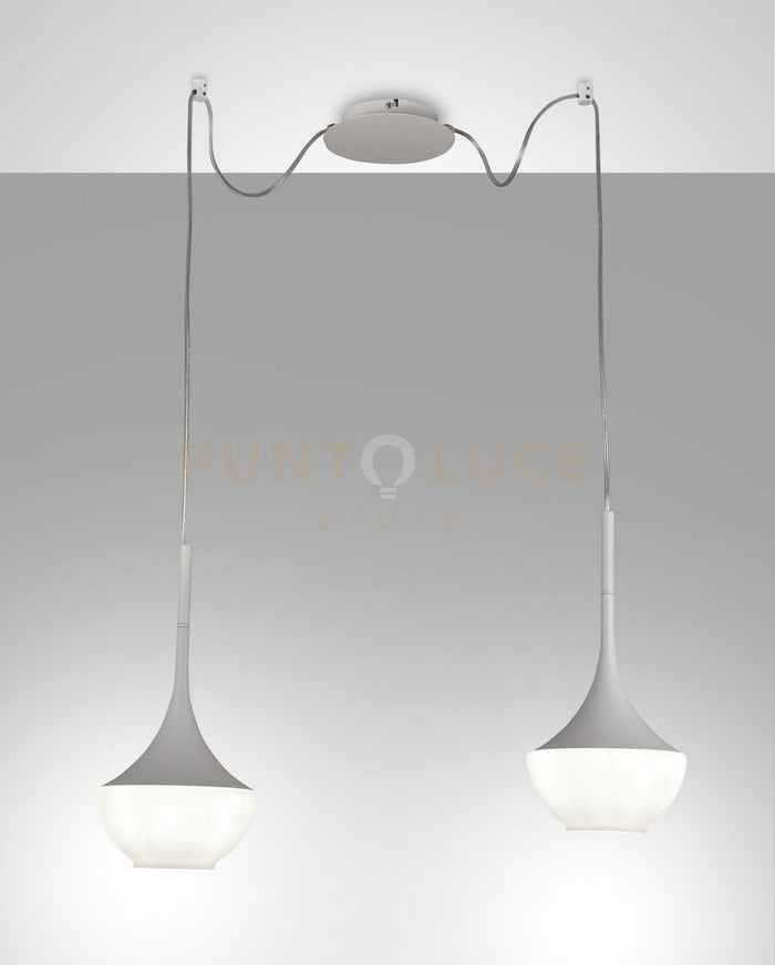 APOLLO SOSPENSIONE BIANCA 2 LUCE 3623-42-102