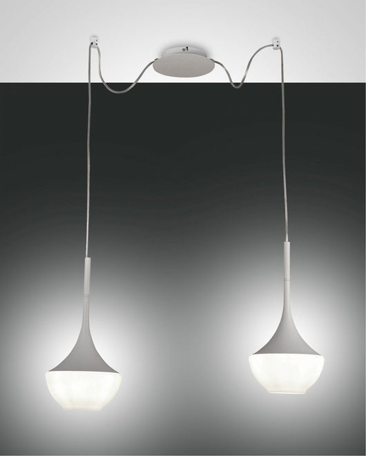 APOLLO SOSPENSIONE BIANCA 2 LUCE 3623-42-102