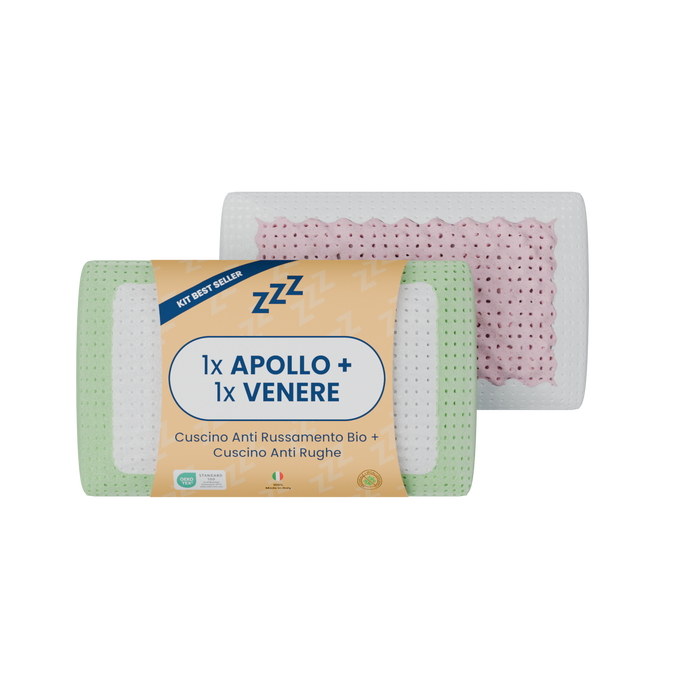 Coppia | Cuscini AntiRussamento & AntiRughe - Riposo Perfetto - Apollo & Venere
