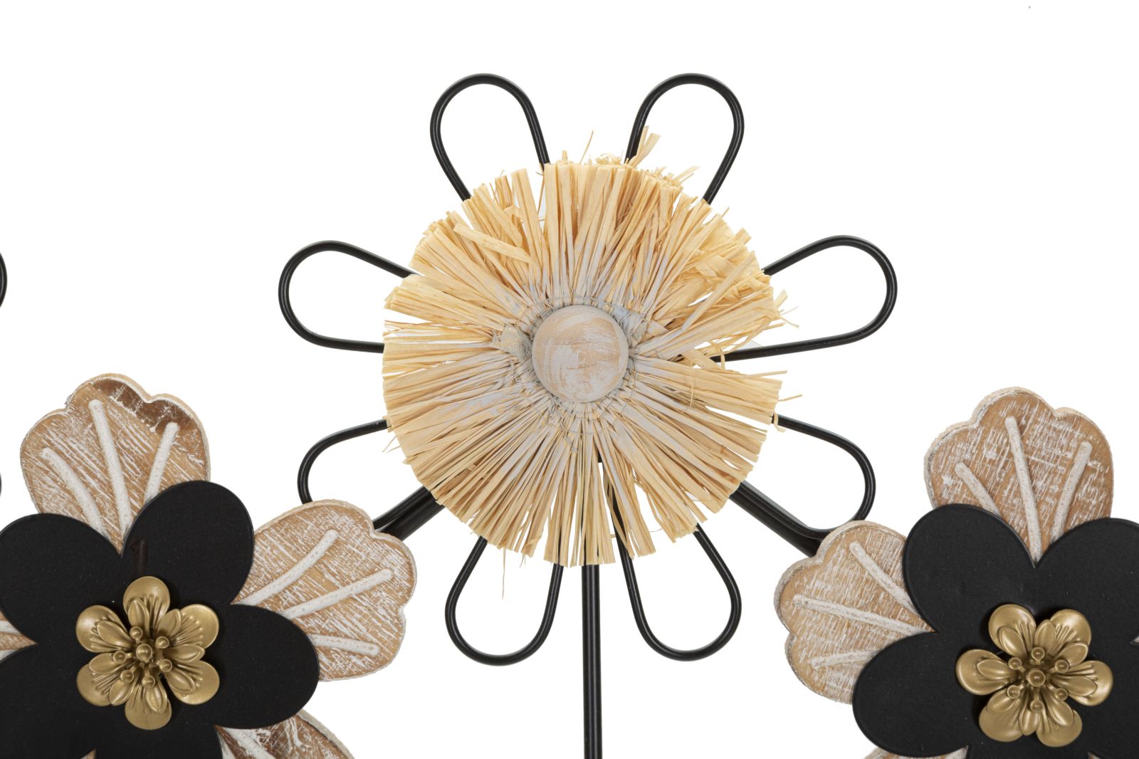 APP/ABITI FERRO, LEGNO RAFFIA CM 61X5,5X30,5