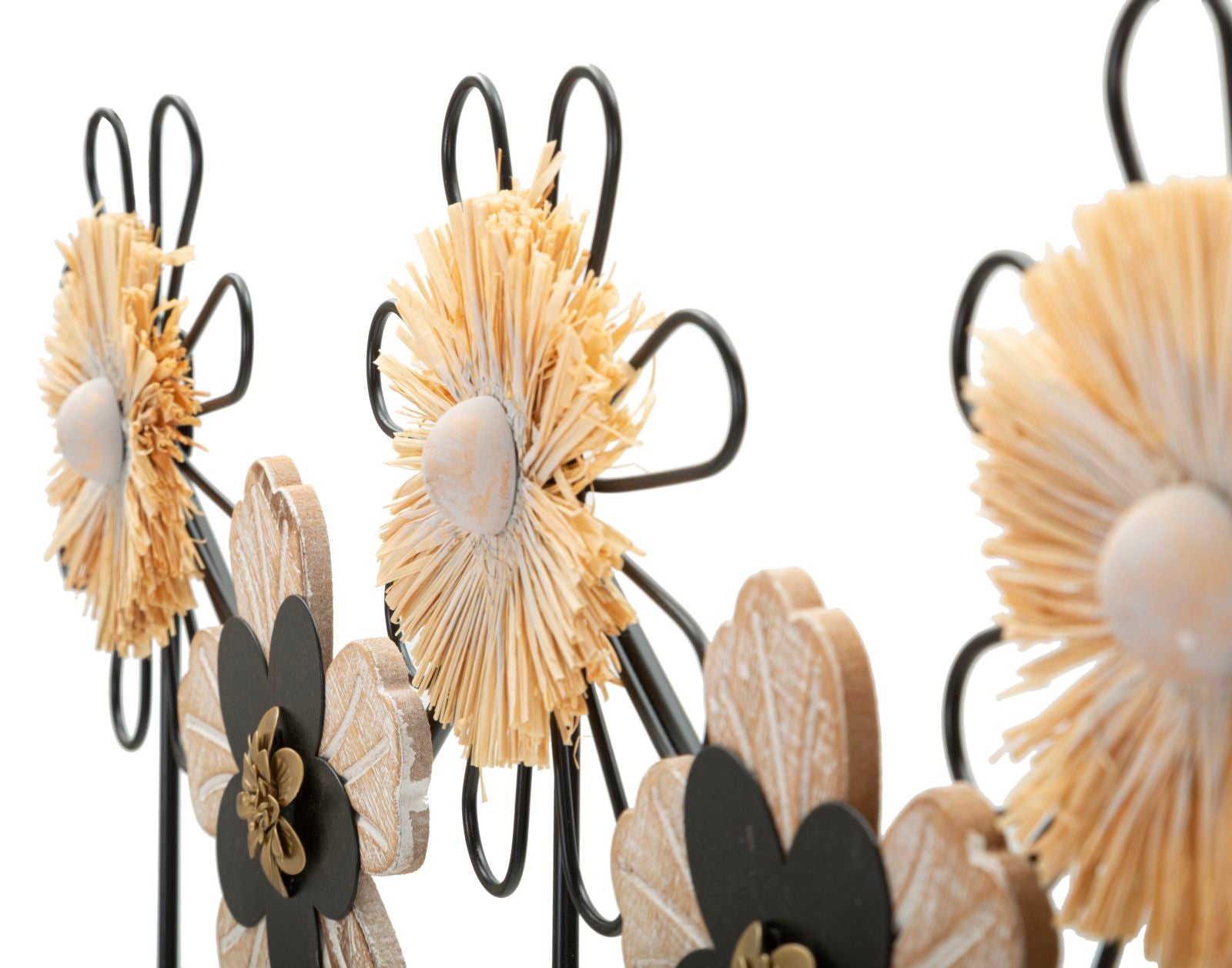 APP/ABITI FERRO, LEGNO RAFFIA CM 61X5,5X30,5