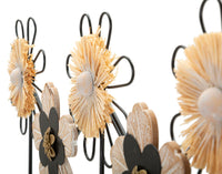 APP/ABITI FERRO, LEGNO RAFFIA CM 61X5,5X30,5