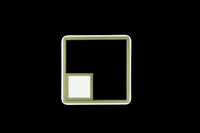 PLAFONIERA DOWEL ORO LED 3000K 22W 1817LM 24CM DIMMERABILE