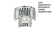 APPLIQUE CASTLE ORO 3 LUCI ATTACCO G9 L.25,5CM