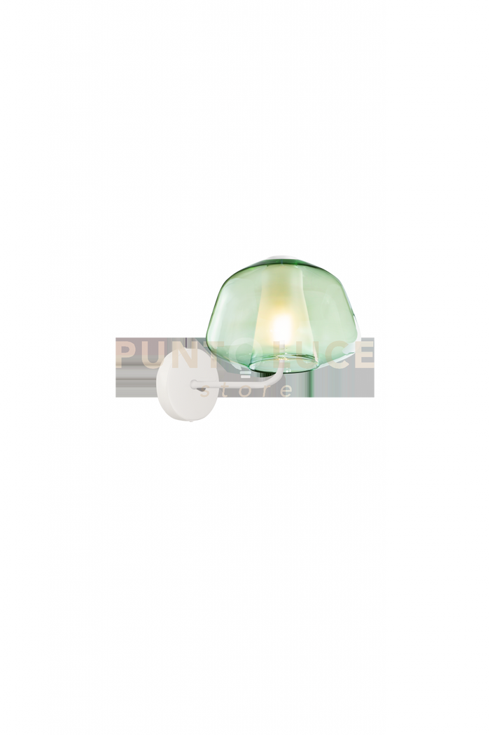 APPLIQUE BIANCO VETRO ALPHA VERDE 1176BI-A ALPHA-VE