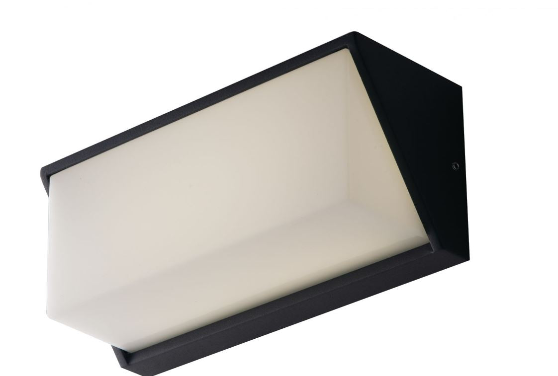 APPLIQUE BIEMISSIONE LED LUXON ANTRACITE 12W<br />1550LM CCT IP54 25X9 5X11CM