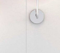 APPLIQUE CROMO VETRO PICCOLO AMBRA 1191CR-AT-AM