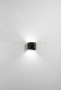 APPLIQUE DA ESTERNO 10W 720LM 3000K IP65 NERO CILY 12CM H.10CM