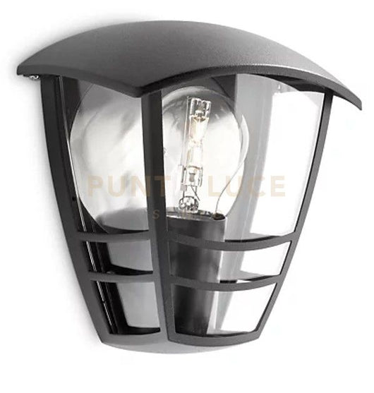 APPLIQUE DA ESTERNO CREEK DOWN NERO RISPARMIO ENERGETICO