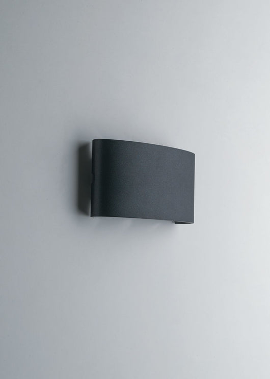 APPLIQUE BIEMISSIONE LED BEETLE ANTRACITE 6W 600LM CCT 3000K / 4000K IP54 17X8X4CM