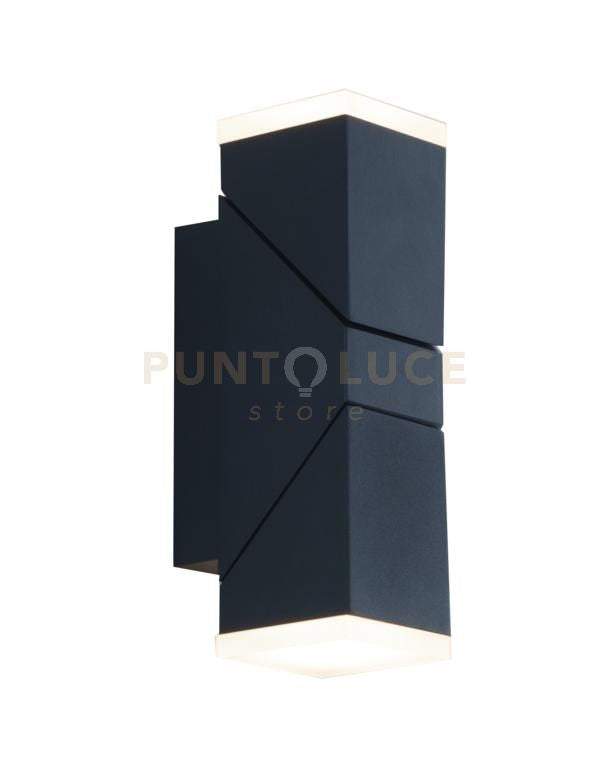 APPLIQUE LED COMPASS ORIENTABILE ANTRACITE 10W 470LM CCT IP54 WIFI 22X9,1X6,5CM