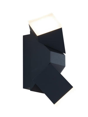 APPLIQUE LED COMPASS ORIENTABILE ANTRACITE 10W 470LM CCT IP54 WIFI 22X9,1X6,5CM