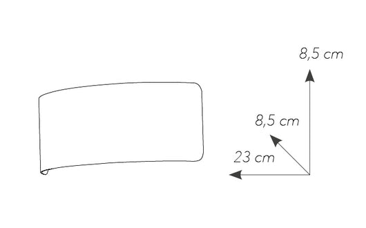 APPLIQUE LED DYNAMIC CROMO 6W 420LM 4000K 23X8,5X8,5CM