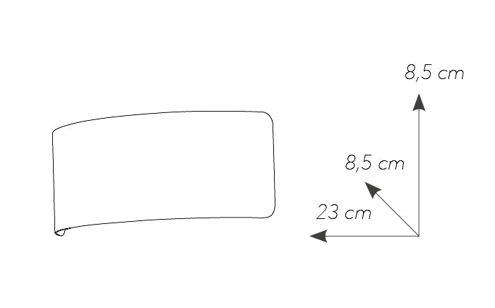 APPLIQUE LED DYNAMIC CROMO 6W 420LM 4000K 23X8,5X8,5CM