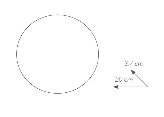 APPLIQUE LED ECLISSE CROMO 5,5W 400LM 4000K 20X3,7CM