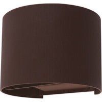 APPLIQUE LED GANDALF 2X5W 4000K IP54 Marrone