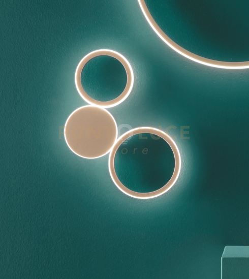 APPLIQUE POIS ORO 4000K 1730LM 20W L.25CM H.36CM