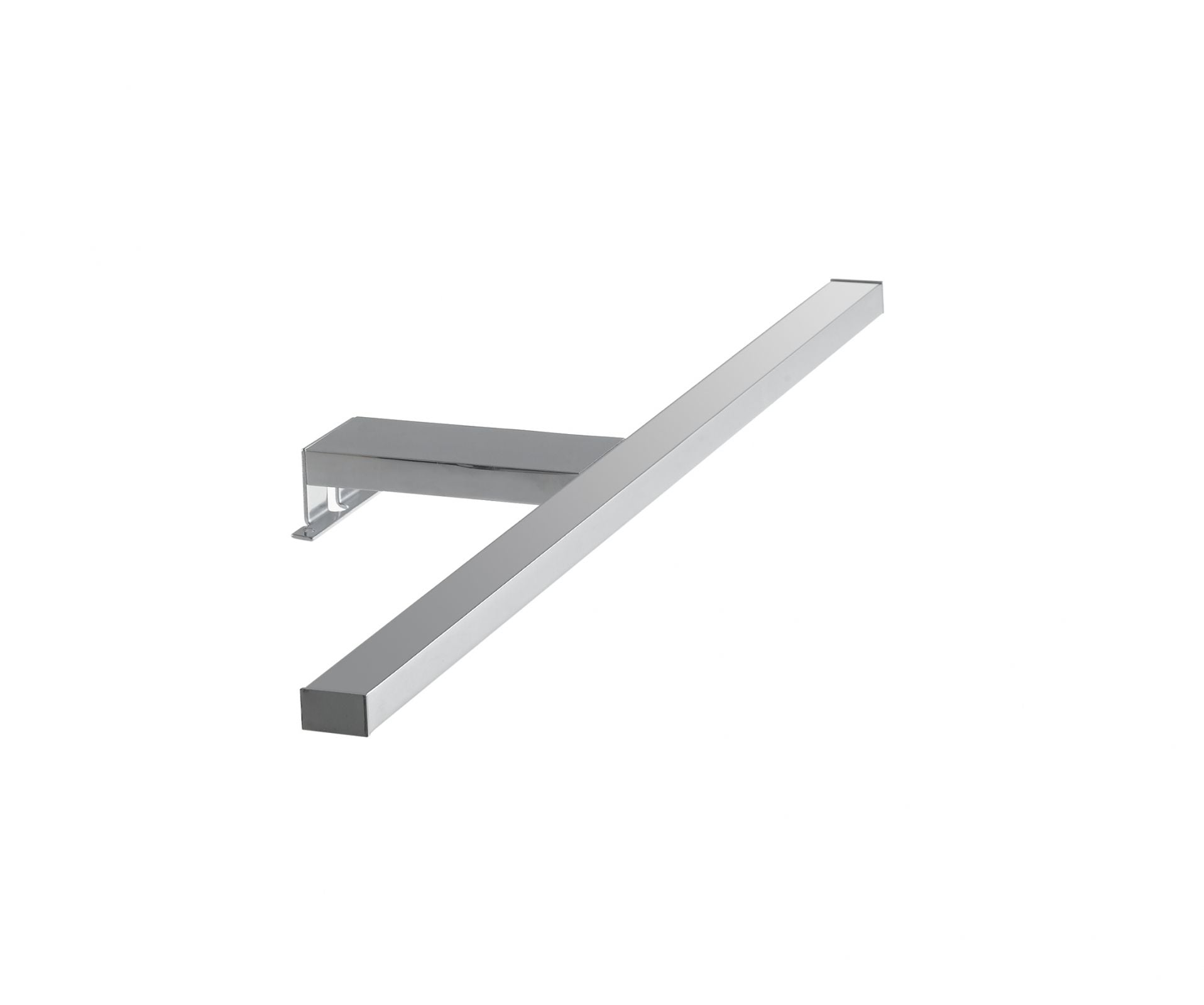 APPLIQUE LED RIVA CROMO FISSAGGIO PARETE E SPECCHIO 8W 770LM 4000K IP44 56X14,7X3CM