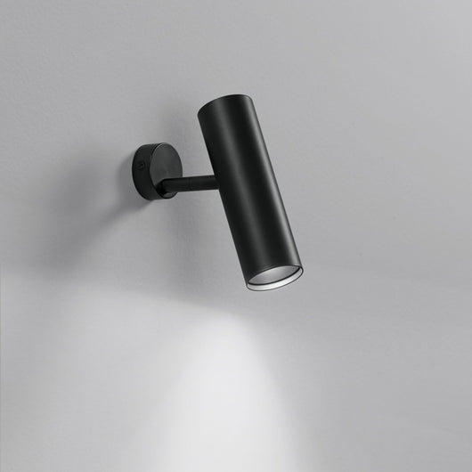 APPLIQUE SPOT ORIENTABILE LED ROCKET NERO 7W 980LM 3000-4000K 5X16CM