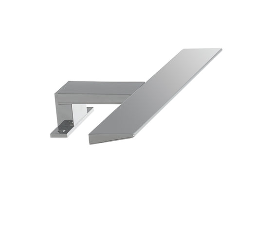 APPLIQUE LED WALLY CROMO FISSAGGIO PARETE E SPECCHIO 8W 880LM 4000K IP44 30X11,5X4,2CM