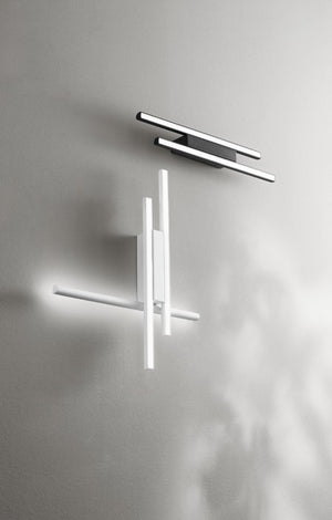 APPLIQUE MOVIDA/3 BIANCO A LED 3000K 1200LM 20W DIMMERABILE 50X8CM