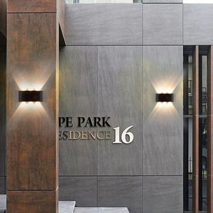 APPLIQUE PLAFONIERA LED 6W FARO FARETTO LAMPADA DA PARETE MURO DOPPIA LUCE 4000K