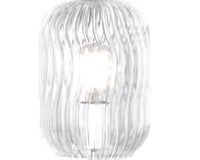 APPLIQUE REGOLABILE OTTONE SAT. 1 LUCE VETRO TRASPARENTE 1181OS-A-TR