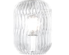 APPLIQUE REGOLABILE OTTONE SAT. 1 LUCE VETRO TRASPARENTE 1181OS-A-TR