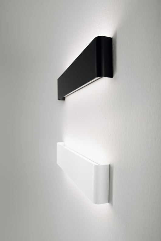 APPLIQUE SASHA 14W 1320LM 3000K NERO IP20 L.41CM BIEMISSIONE