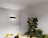 APPLIQUE SASHA 14W 1320LM 3000K NERO IP20 L.41CM BIEMISSIONE