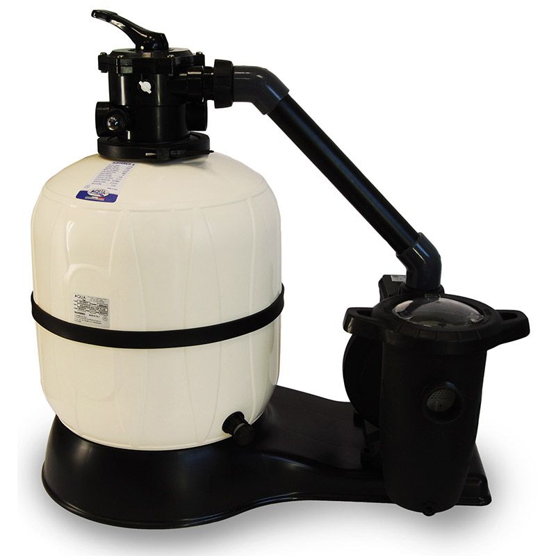Filtro A Sabbia Aquarius Mono Da 10 M³/h Con Valvola Dall'alto Monoblocco