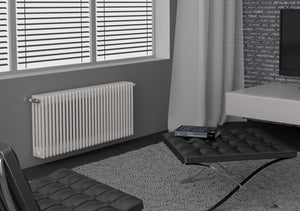 Batteria Completa Radiatore Termosifone in Acciaio Tubolare Cordivari ARDESIA 4 Colonne da 28 Elementi Altezza 500 mm Interasse 444 mm