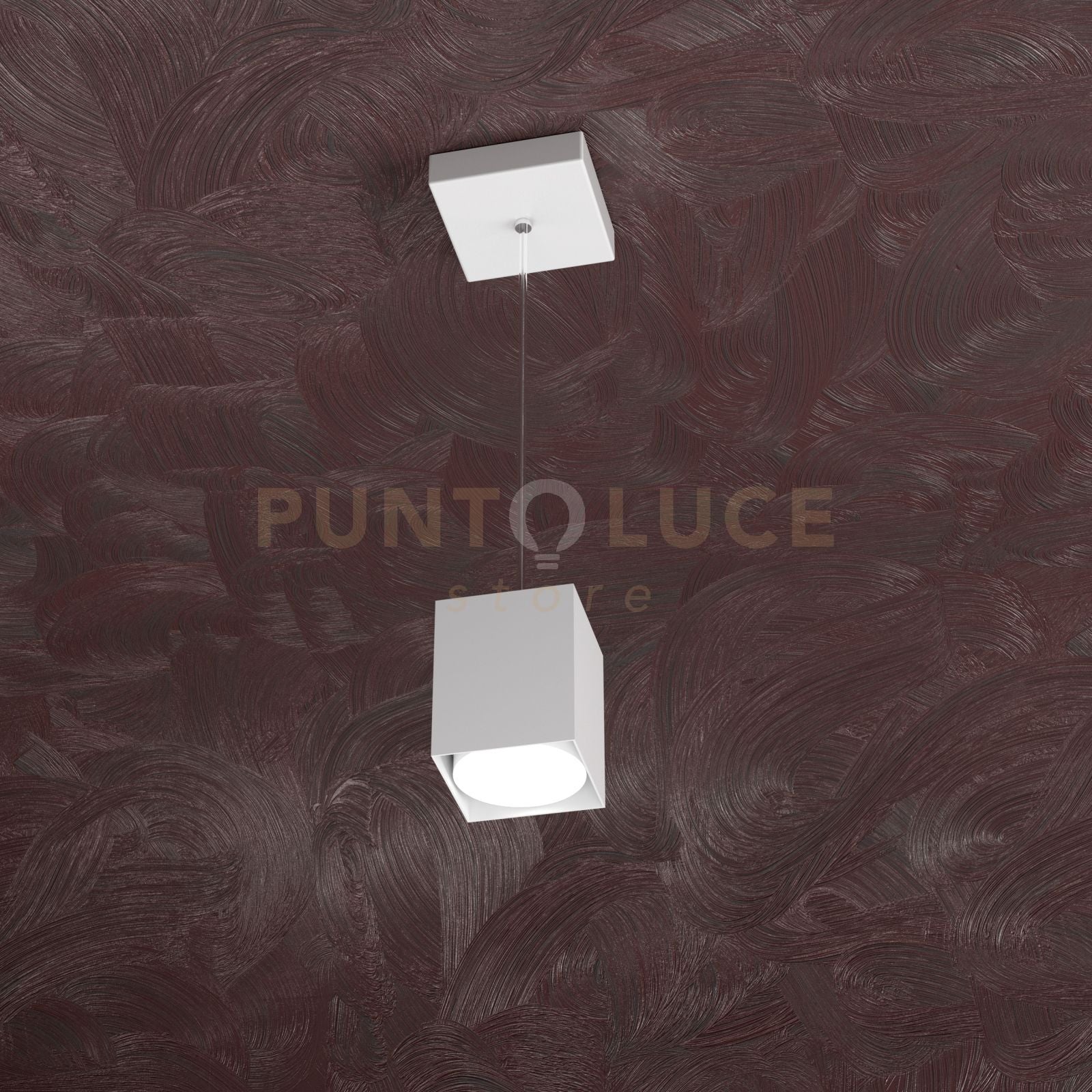 AREA SOSPENSIONE TUBO H.10 1 LUCE BIANCO 1127-S10-BI