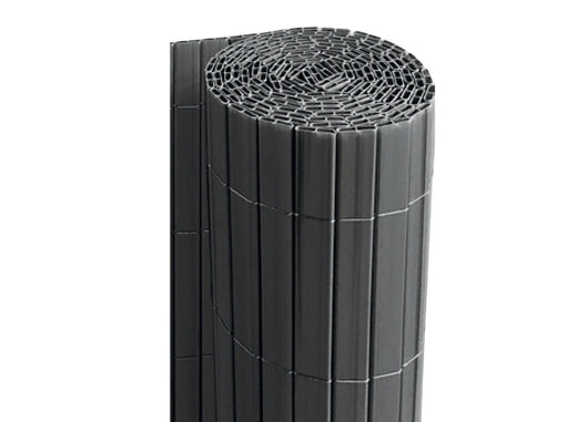 Rotolo Arella PVC Rete Recinzione Listelle Frangivista Da Esterno - 100x500 - Antracite