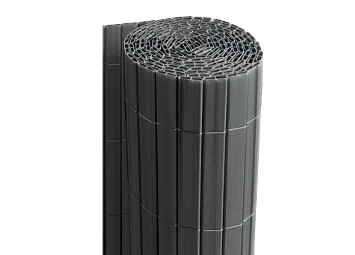 Rotolo Arella PVC Rete Recinzione Listelle Frangivista Da Esterno - 100x500 - Antracite