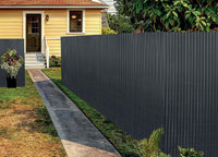 Rotolo Arella PVC Rete Recinzione Listelle Frangivista Da Esterno - 100x500 - Antracite