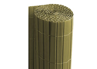 Rotolo Arella PVC Rete Recinzione Listelle Frangivista Da Esterno - 100x500 - Natural