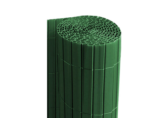 Rotolo Arella PVC Rete Recinzione Listelle Frangivista Da Esterno - 100x500 - Green