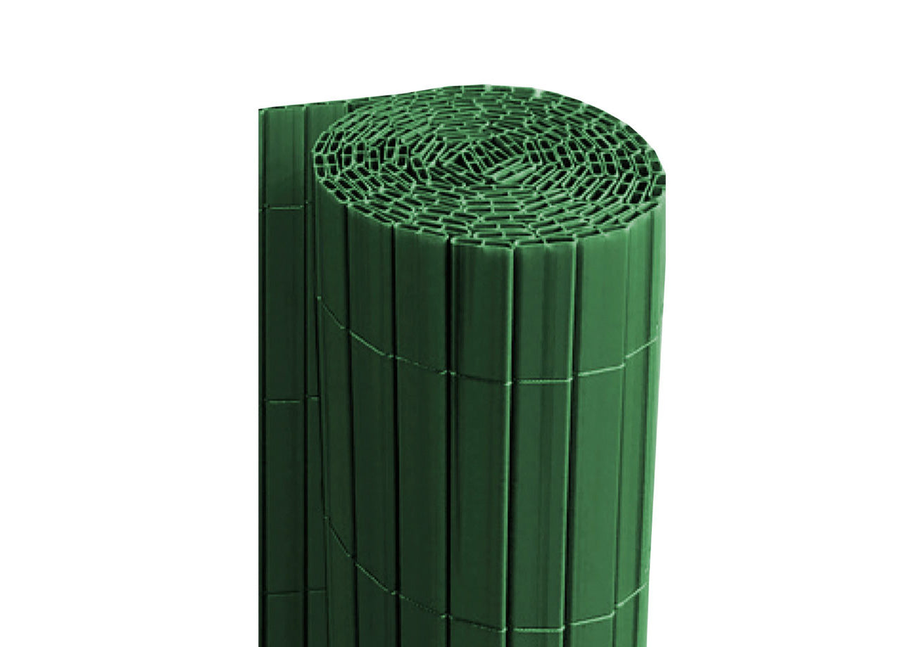 Rotolo Arella PVC Rete Recinzione Listelle Frangivista Da Esterno - 150x300 - Green