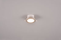 ARGUS FARETTO DA INCASSO LED 1W-4W 350lm, 3000K ROTONDO BORDO CROMATO + FUNZIONE RGB D. 8,2CM DIMMERABILE