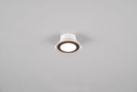 ARGUS FARETTO DA INCASSO LED  1W-4W 350lm, 3000K ROTONDO BORDO NERO + FUNZIONE RGB D. 8,2CM DIMMERABILE