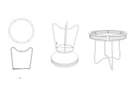 Tavolinetto Fuji cm Ø 40X60