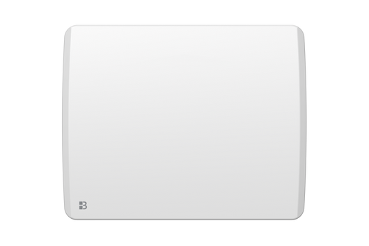 Radiatore elettrico fisso ad inerzia ceramica a secco 1000W ARIA orizzontale bianco