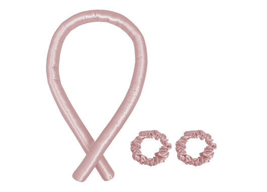 Tubo Arricciacapelli Senza Calore Capelli Ricci Boccoli In Seta In Tinta Unita - Arricciacapelli - Rosa