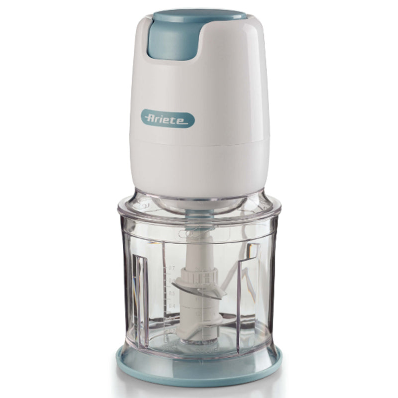 ARIETE TRITATUTTO BREAKFAST WHITE  e  AEGEAN TEAL (0437/01) - TRITATUTTO - 700 ML - 4 LAME - 2 VELOCITA'' - 400W