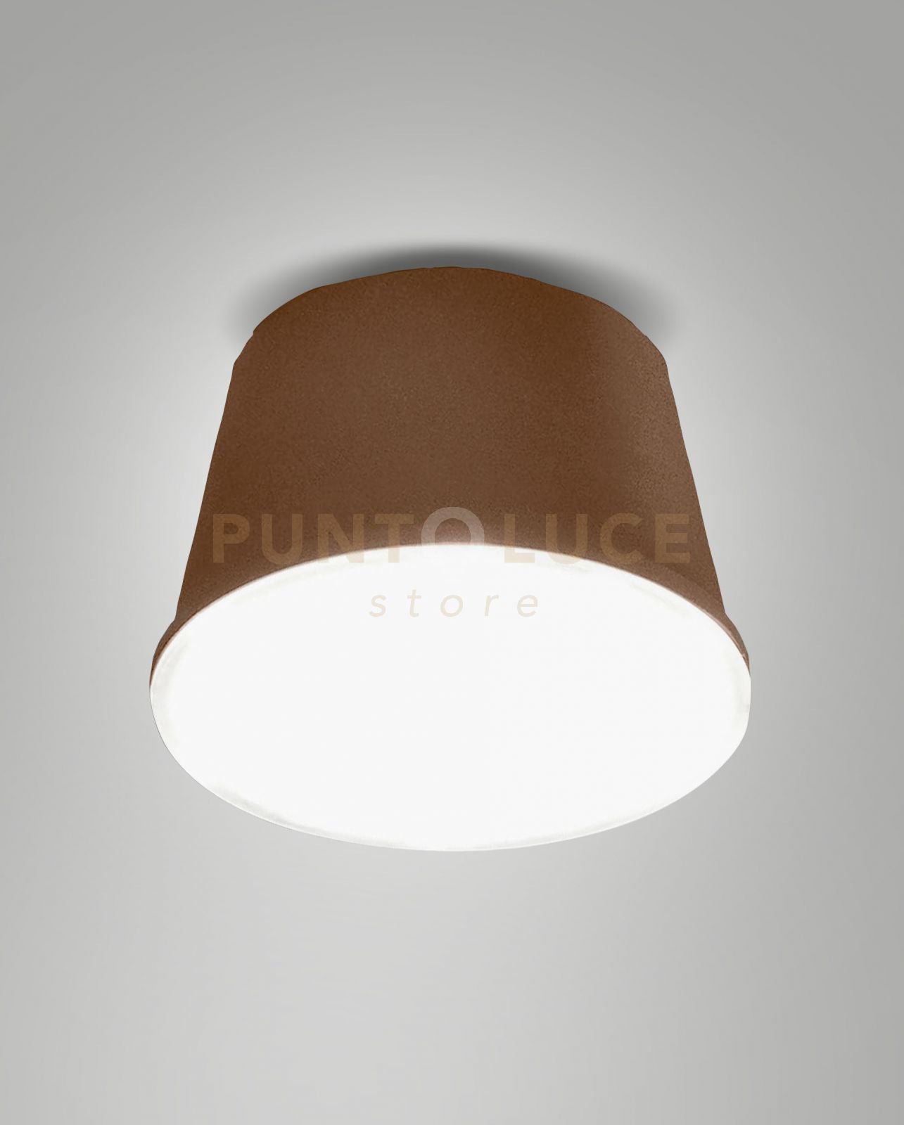 ARMANDA ILLUMINATORE CORTEN A LED 3W 3000K 320LM DIMMERABILE E ORIENTABILE RICARICABILE IP54